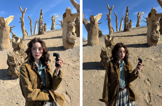 欧阳娜娜解构户外时尚新范式:一根小水管成为轻探险的清凉缪斯?