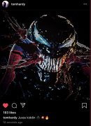 “汤老湿”汤姆·哈迪主动营业 毒液一口吃掉蜘蛛侠!